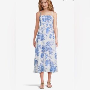 🆕 Lilly Pulitzer JORGIAN LINEN MIDI 👗 “Resort White Jet Set” MSRP $258 NWT sz 14